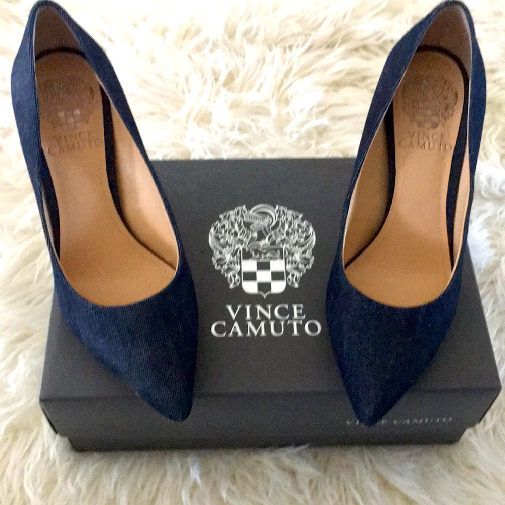 Denim Vince Camuto Pumps Size 6